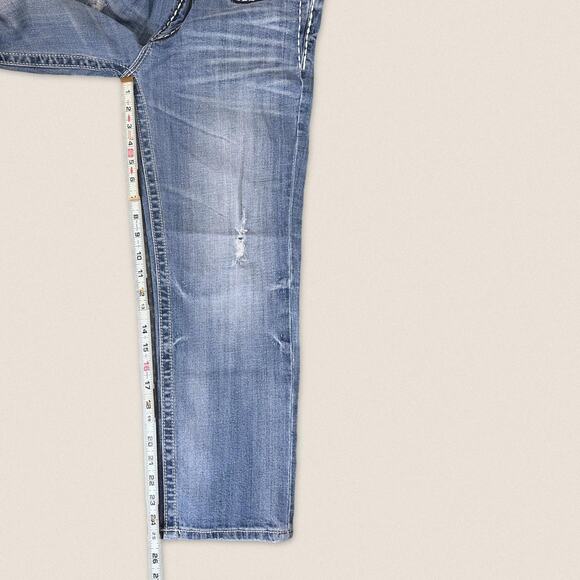 Vintage y2k low rise Miss Me jeans boyfriend Size 29 - Picture 7 of 8